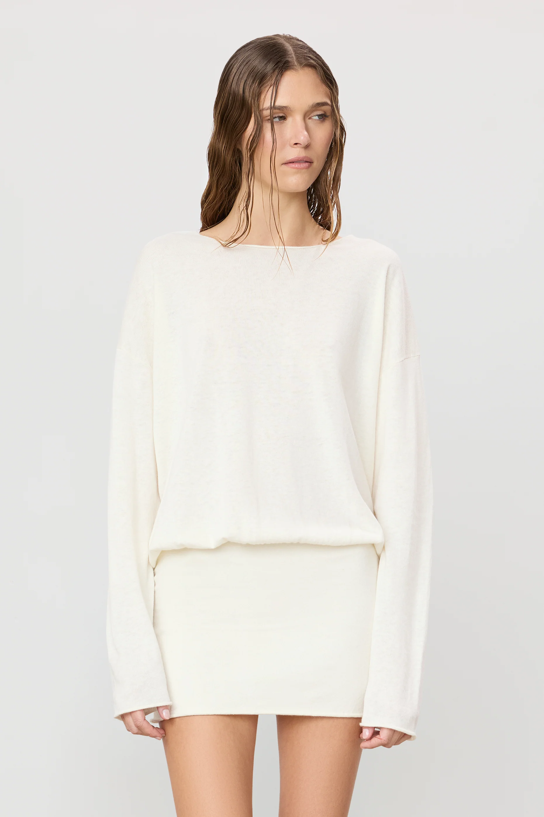 BOATNECK MINI DRESS - Image 2