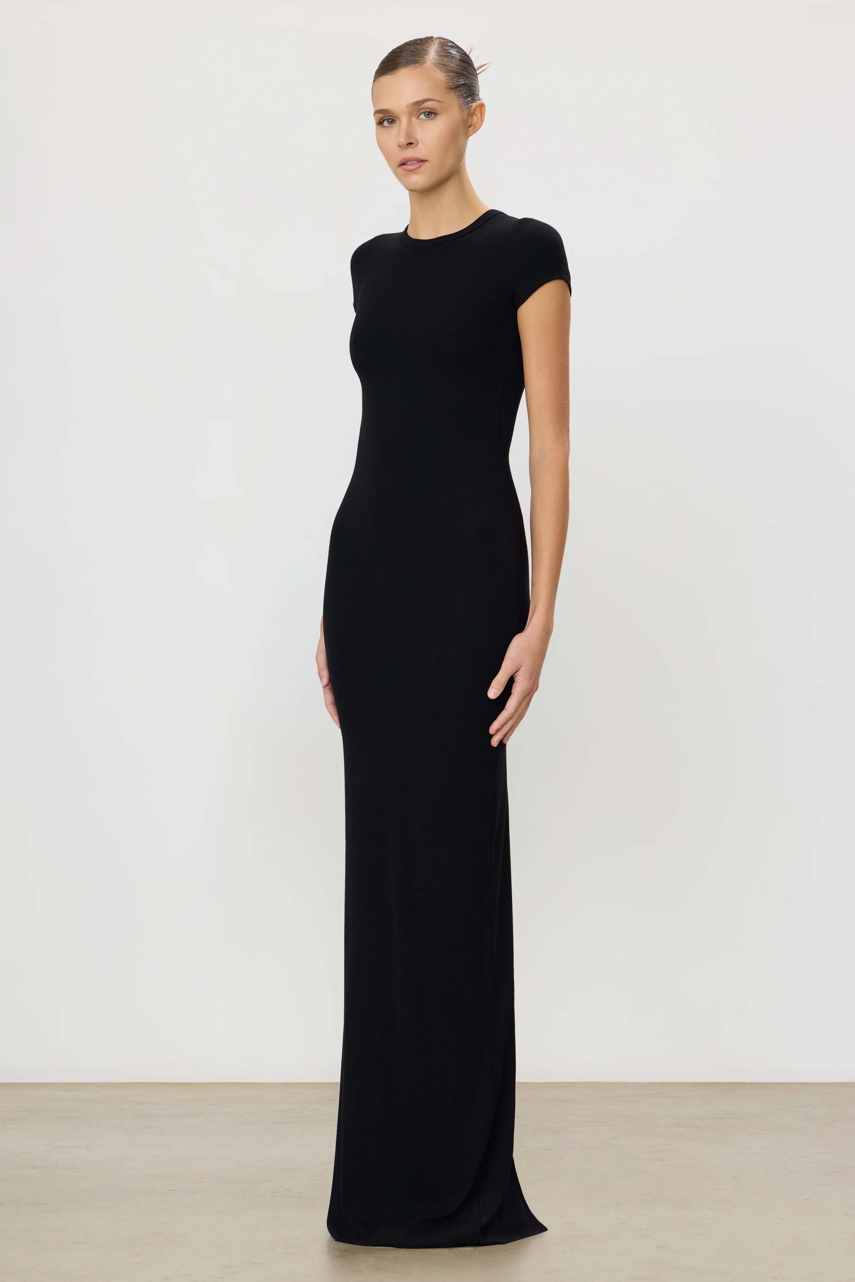 CAP SLEEVE MAXI DRESS - Image 3
