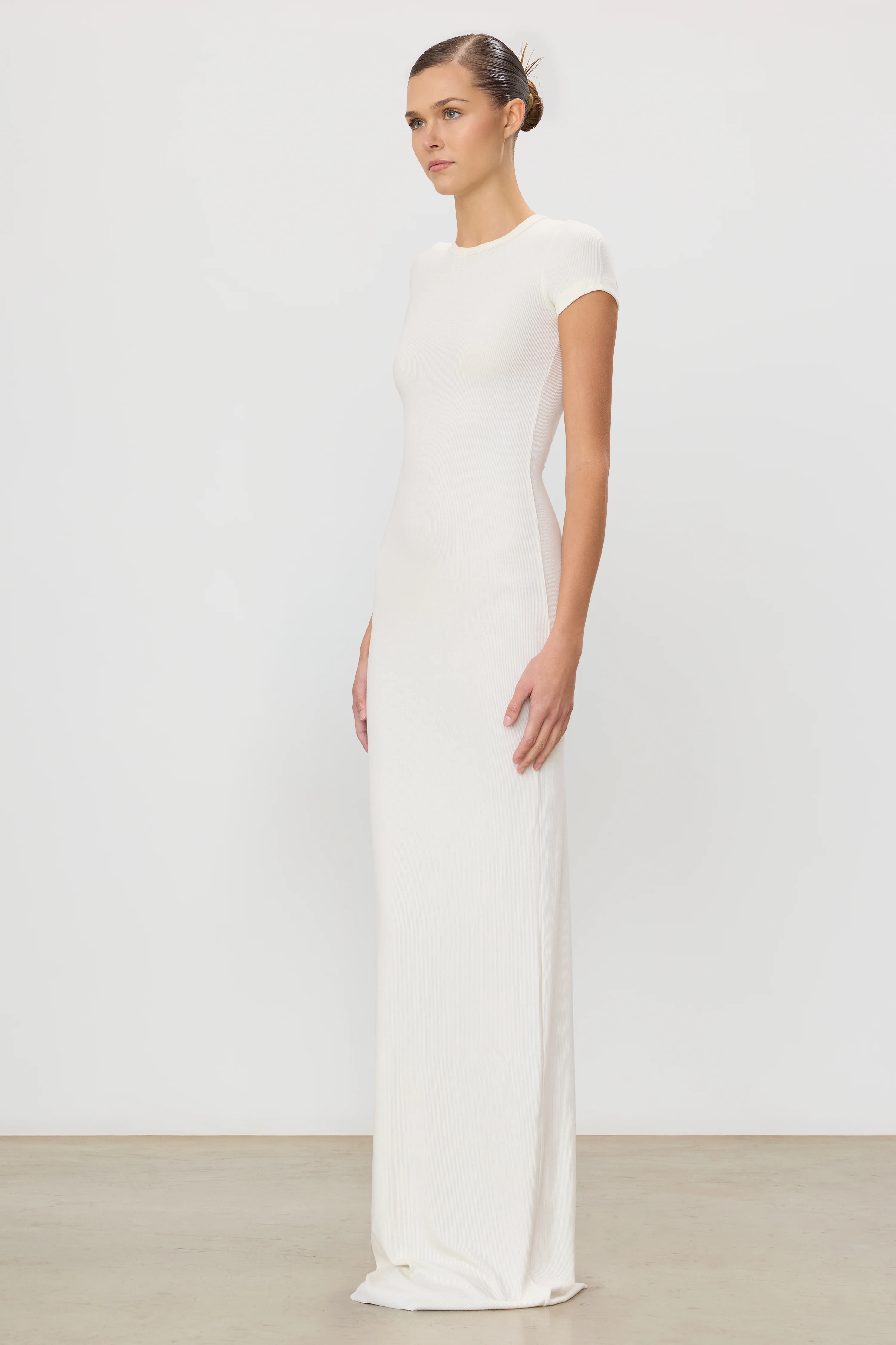 CAP SLEEVE MAXI DRESS - Image 3