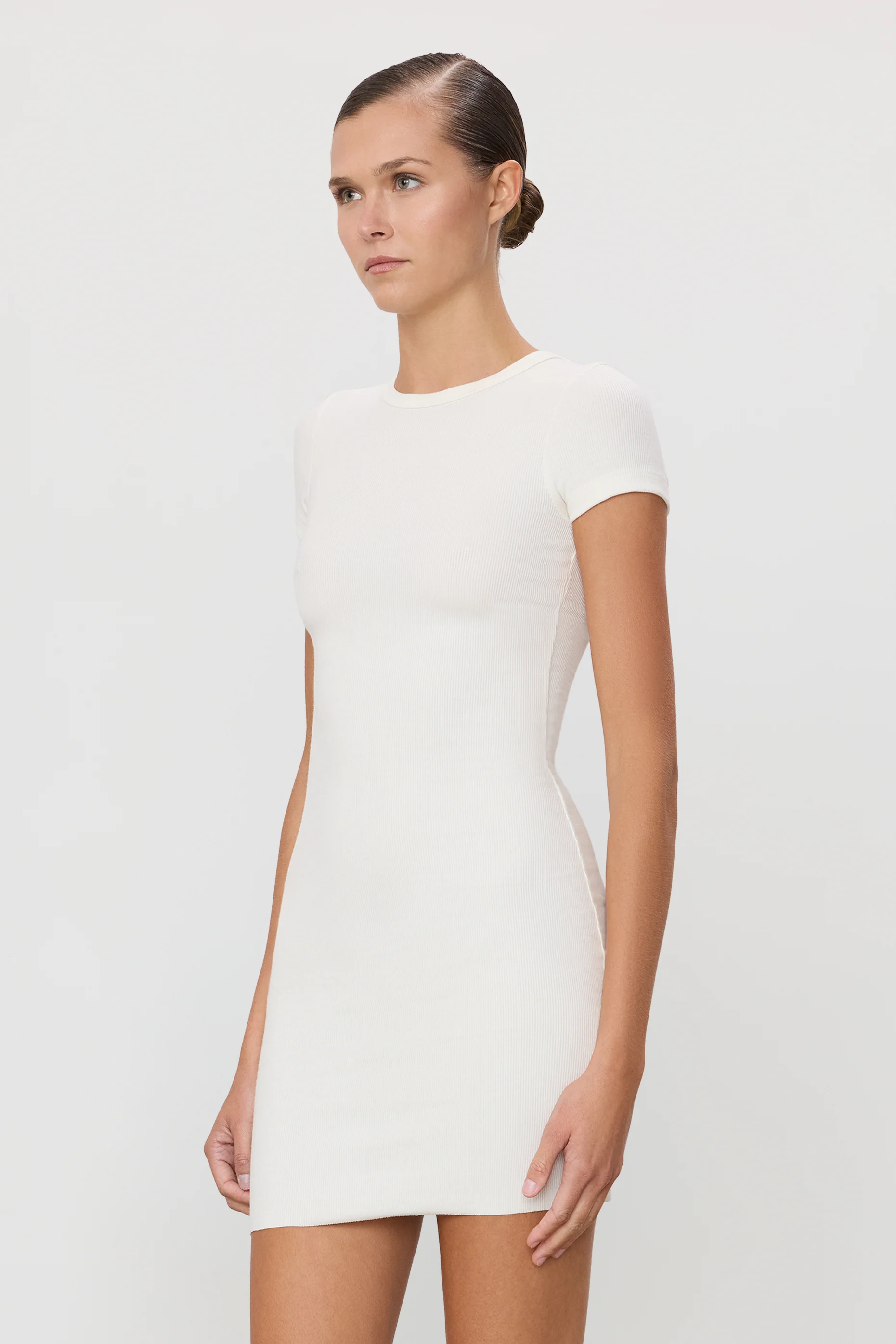 CAP SLEEVE MINI DRESS - Image 3