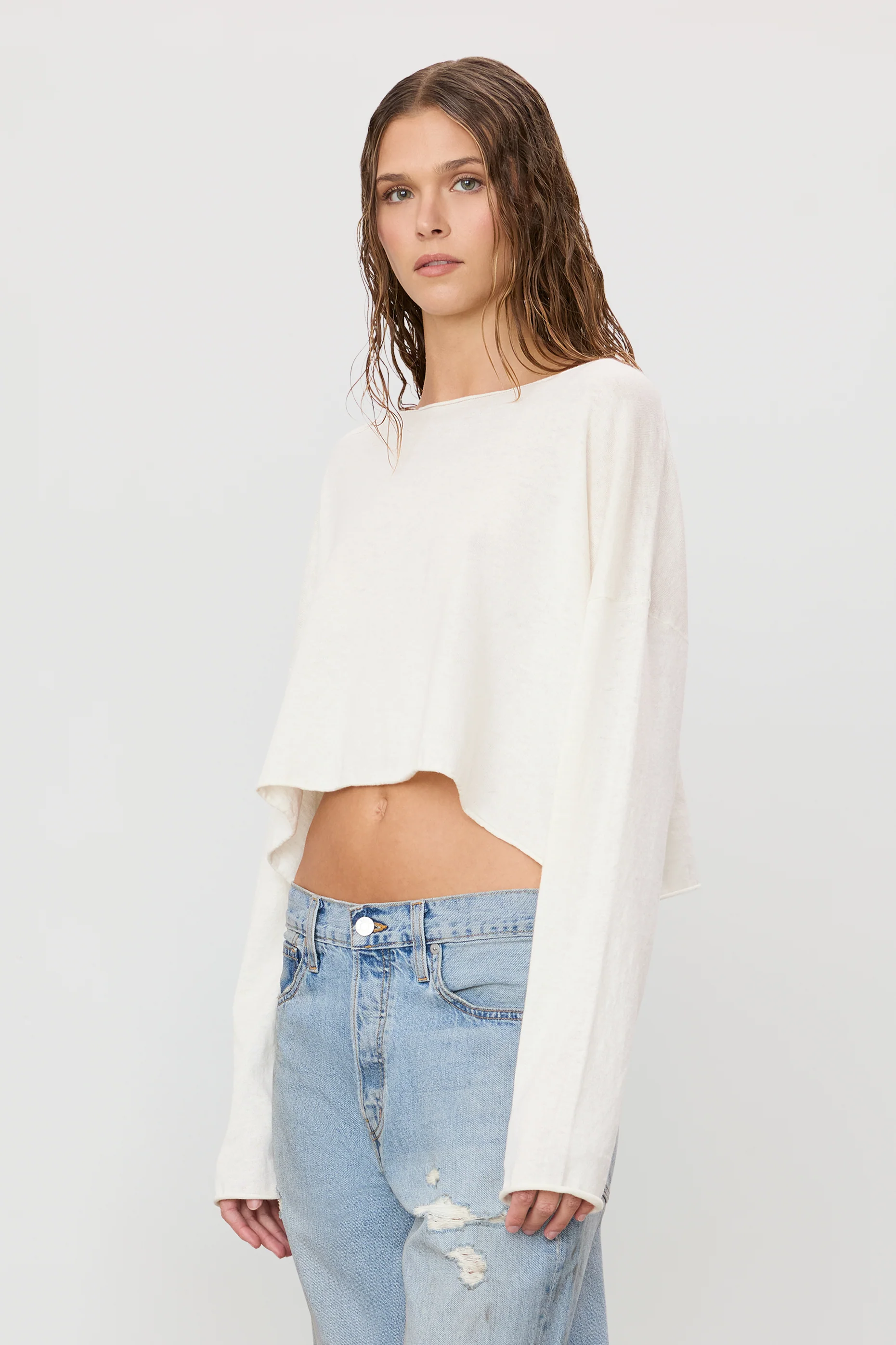 CROPPED BOATNECK TOP - Image 3