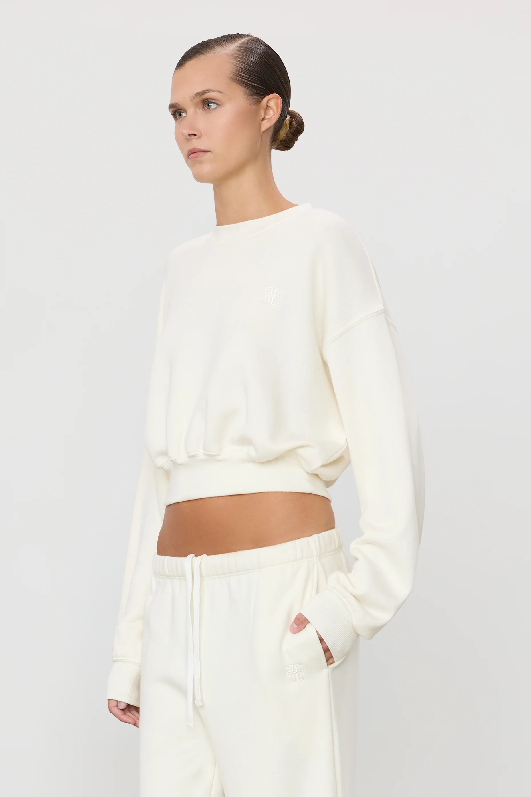 CROPPED CREWNECK SWEATSHIRT - Image 3