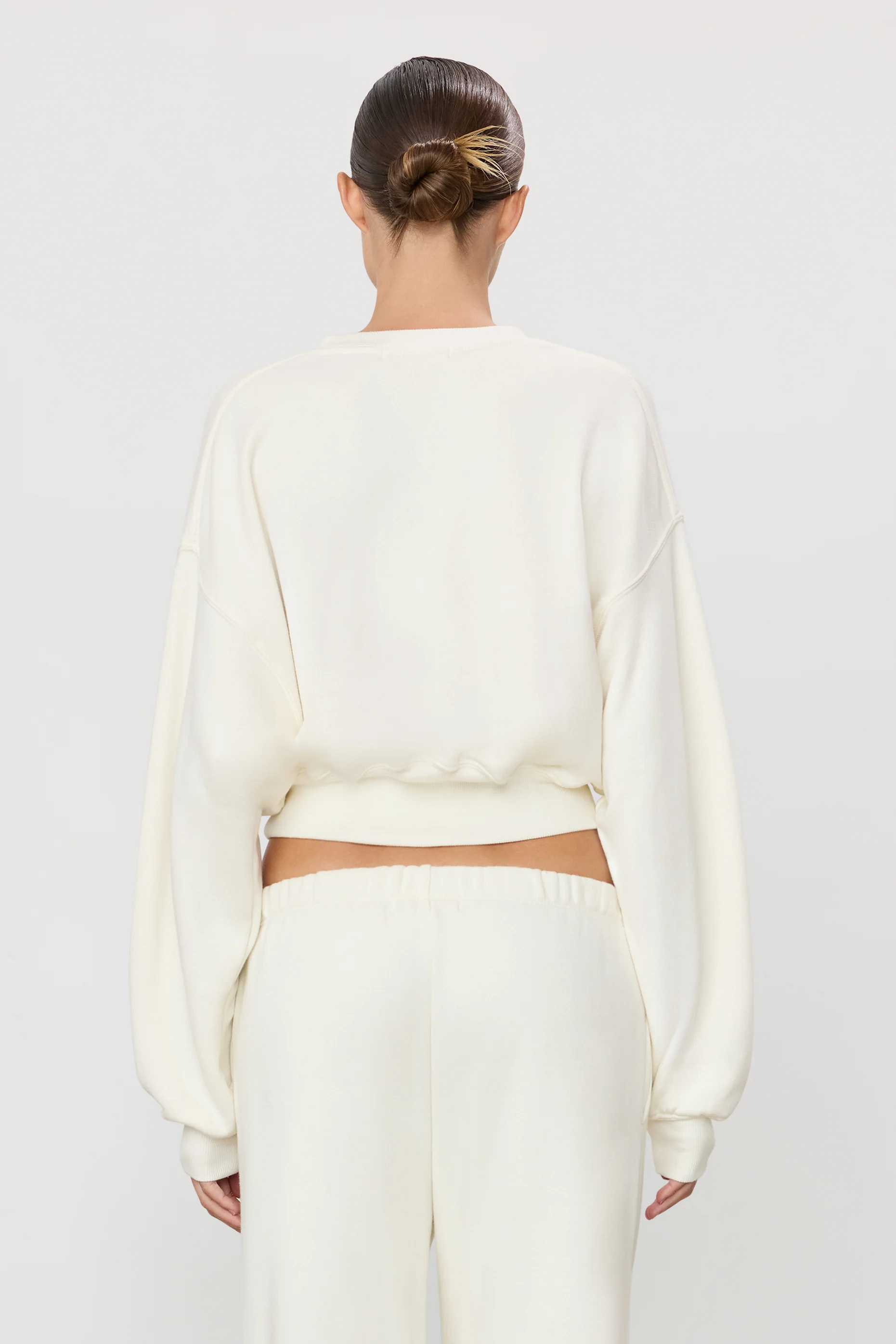 CROPPED CREWNECK SWEATSHIRT - Image 4