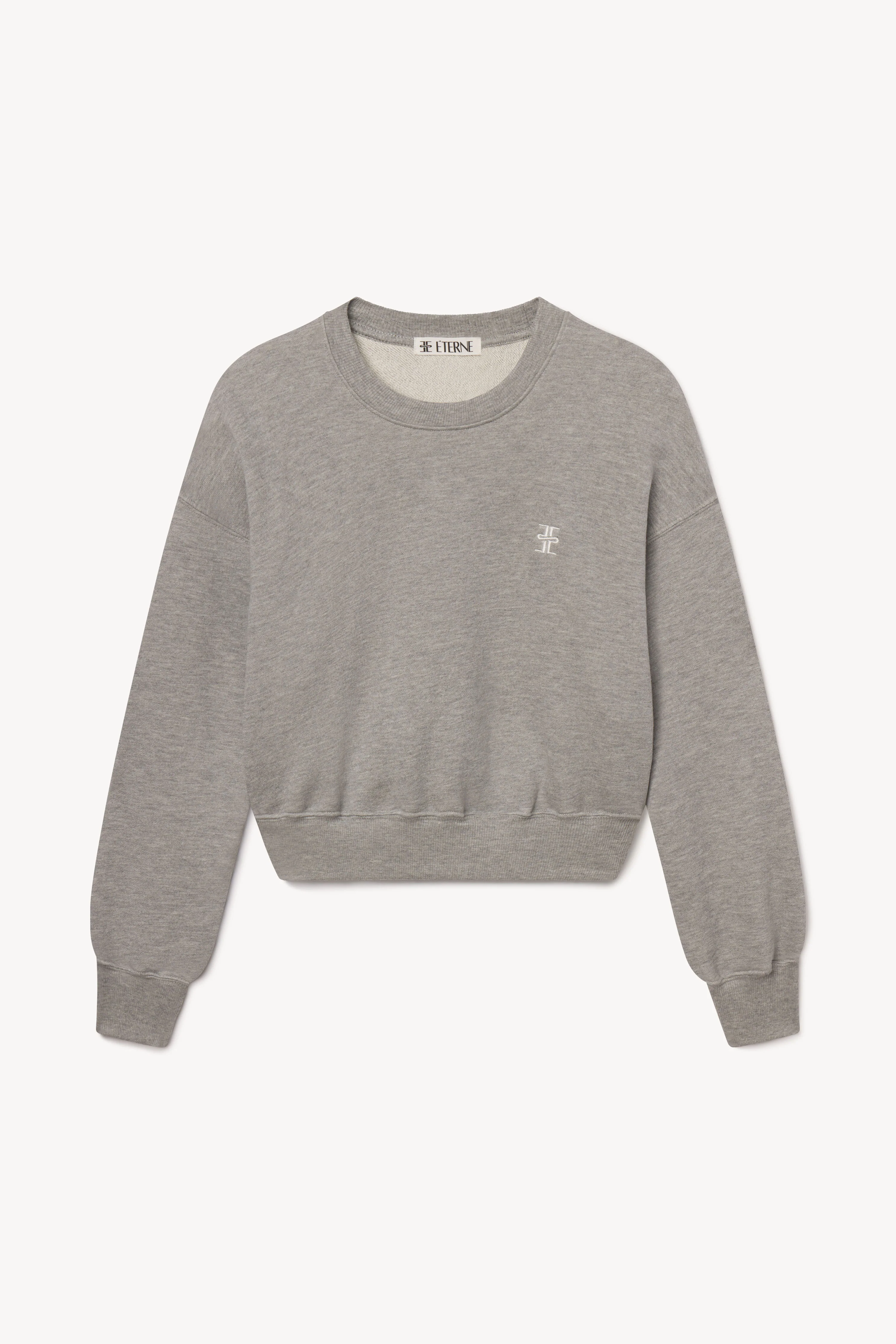 CROPPED CREWNECK SWEATSHIRT