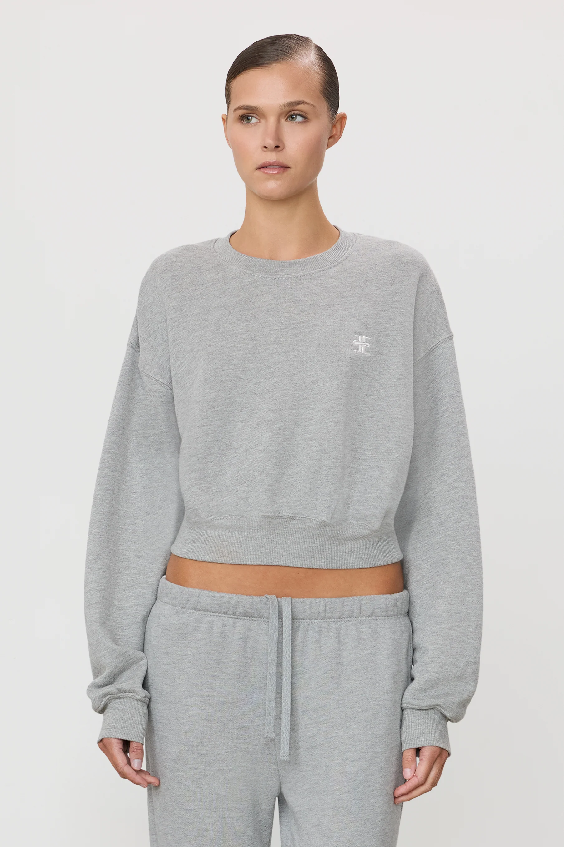 CROPPED CREWNECK SWEATSHIRT - Image 2
