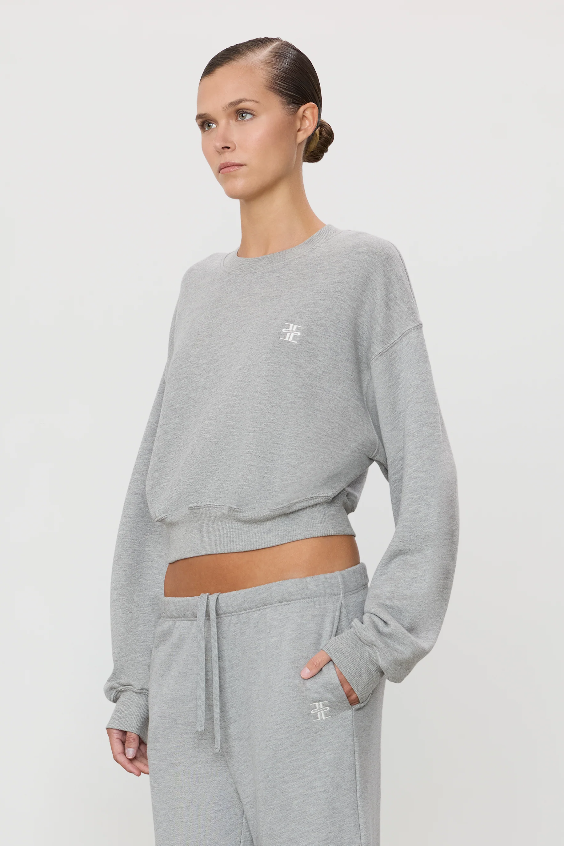 CROPPED CREWNECK SWEATSHIRT - Image 3