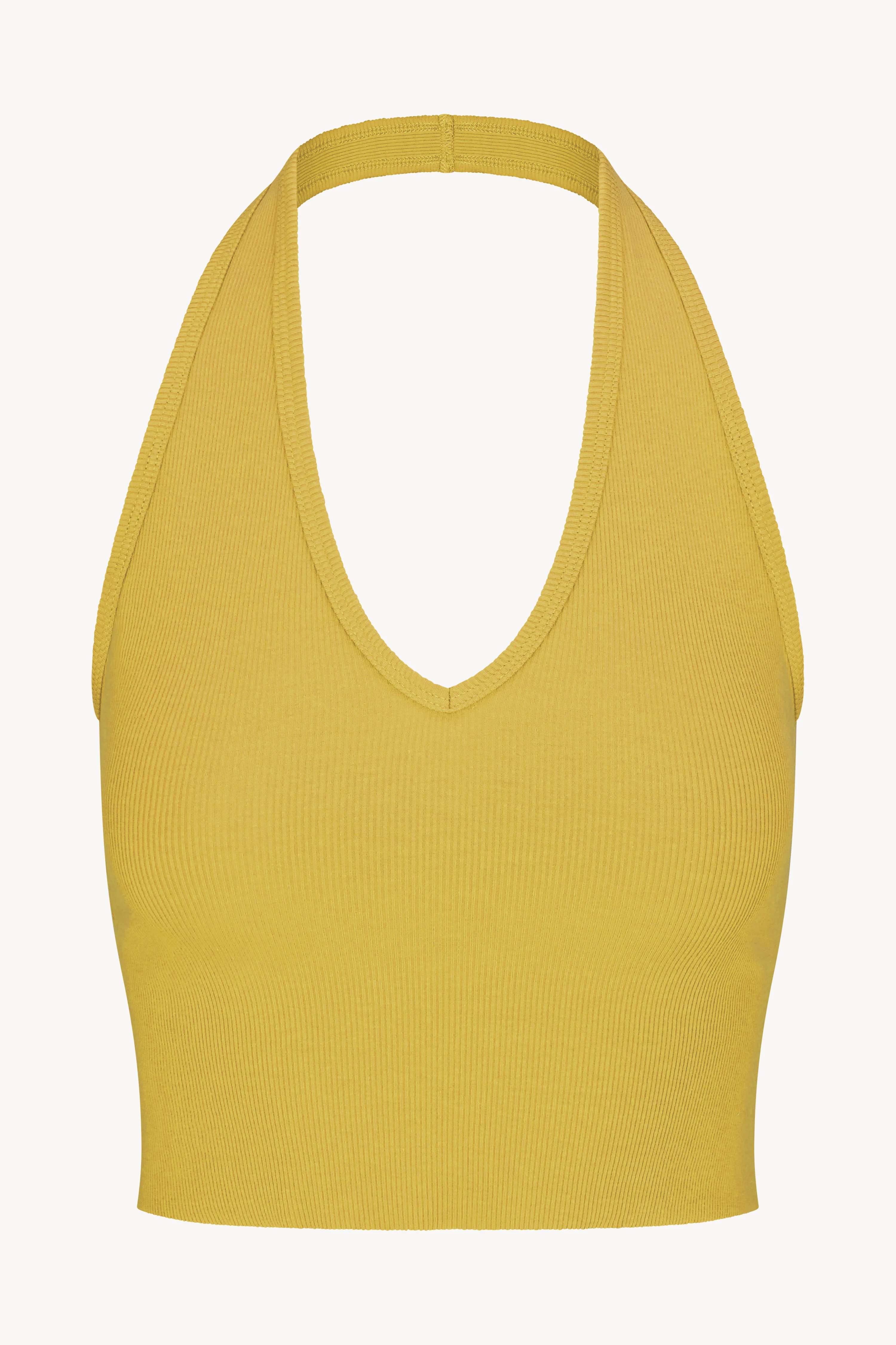 CROPPED HALTER TOP