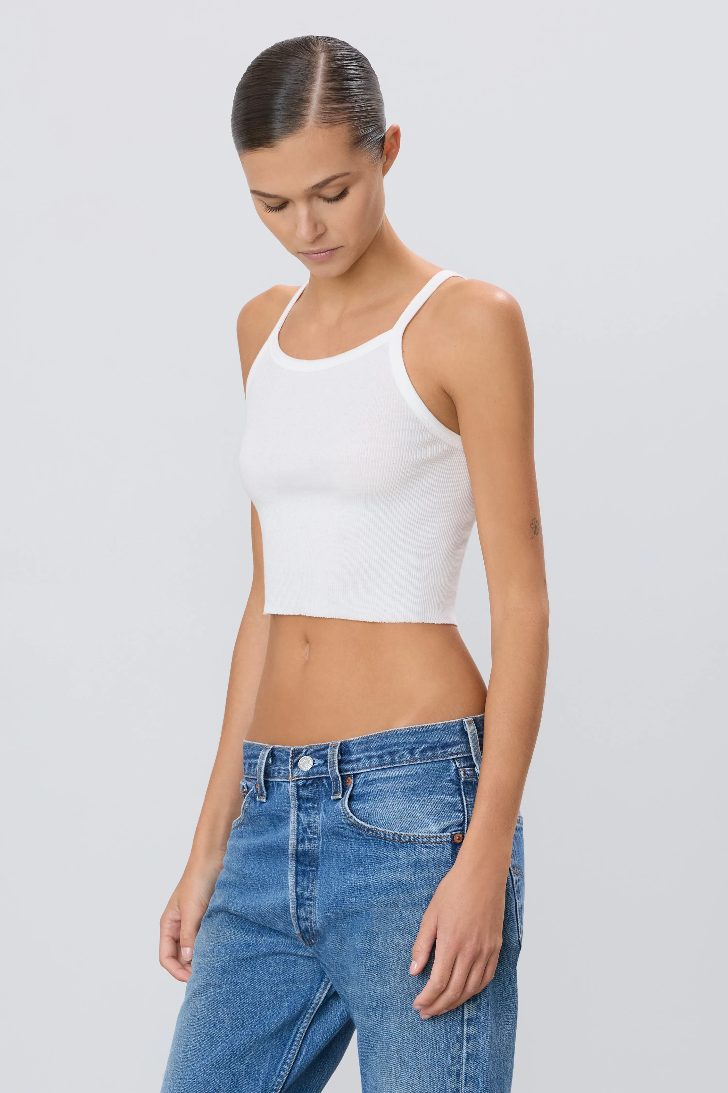 CROPPED RIB TANK - Image 3