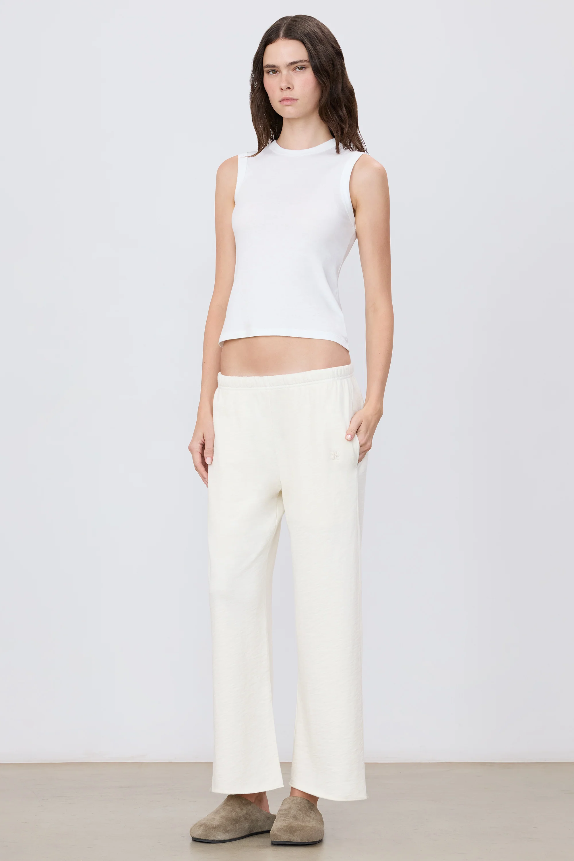 CROPPED WIDE LEG SWEATPANT - Image 3
