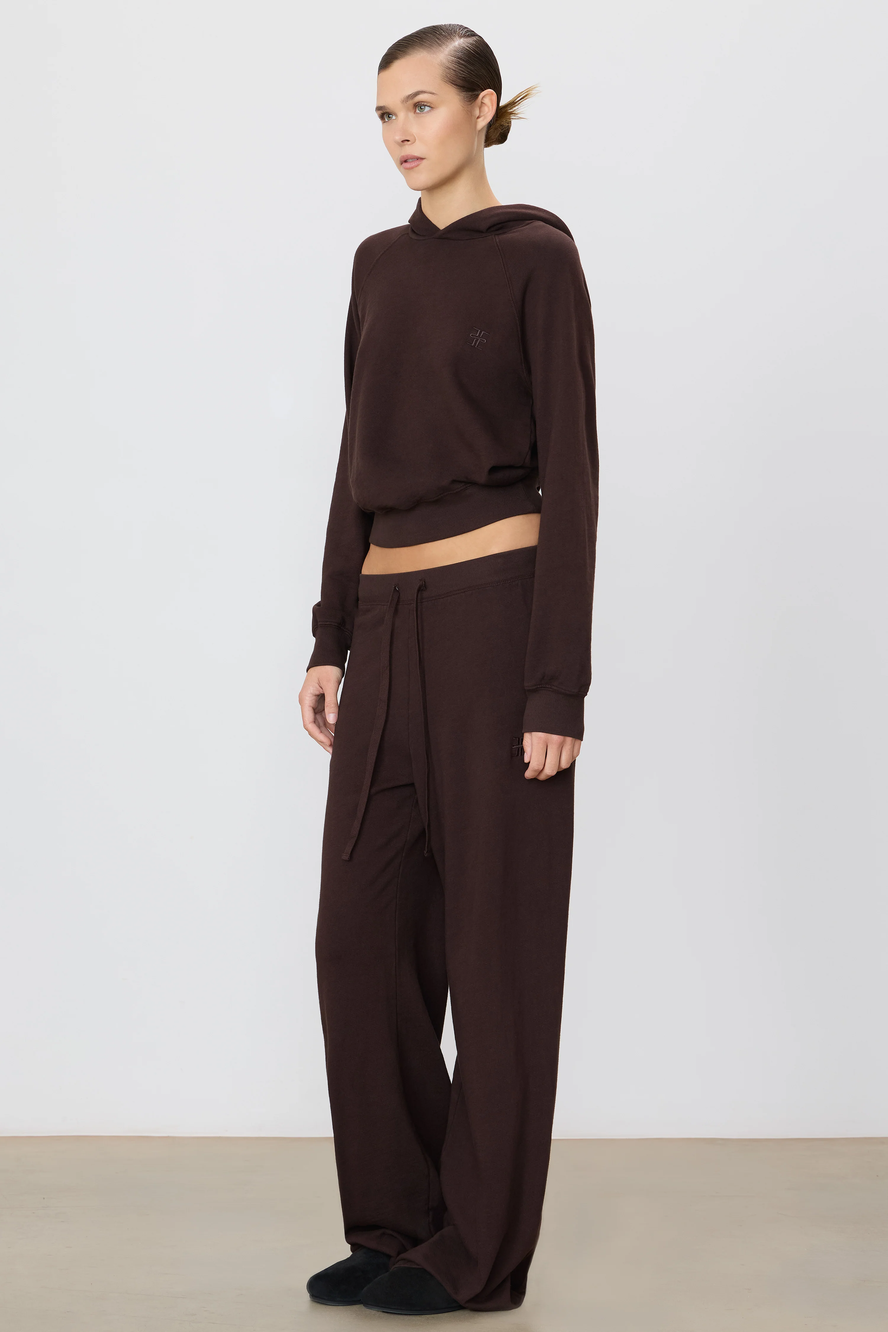 DRAWSTRING WIDE LEG SWEATPANT - Image 3