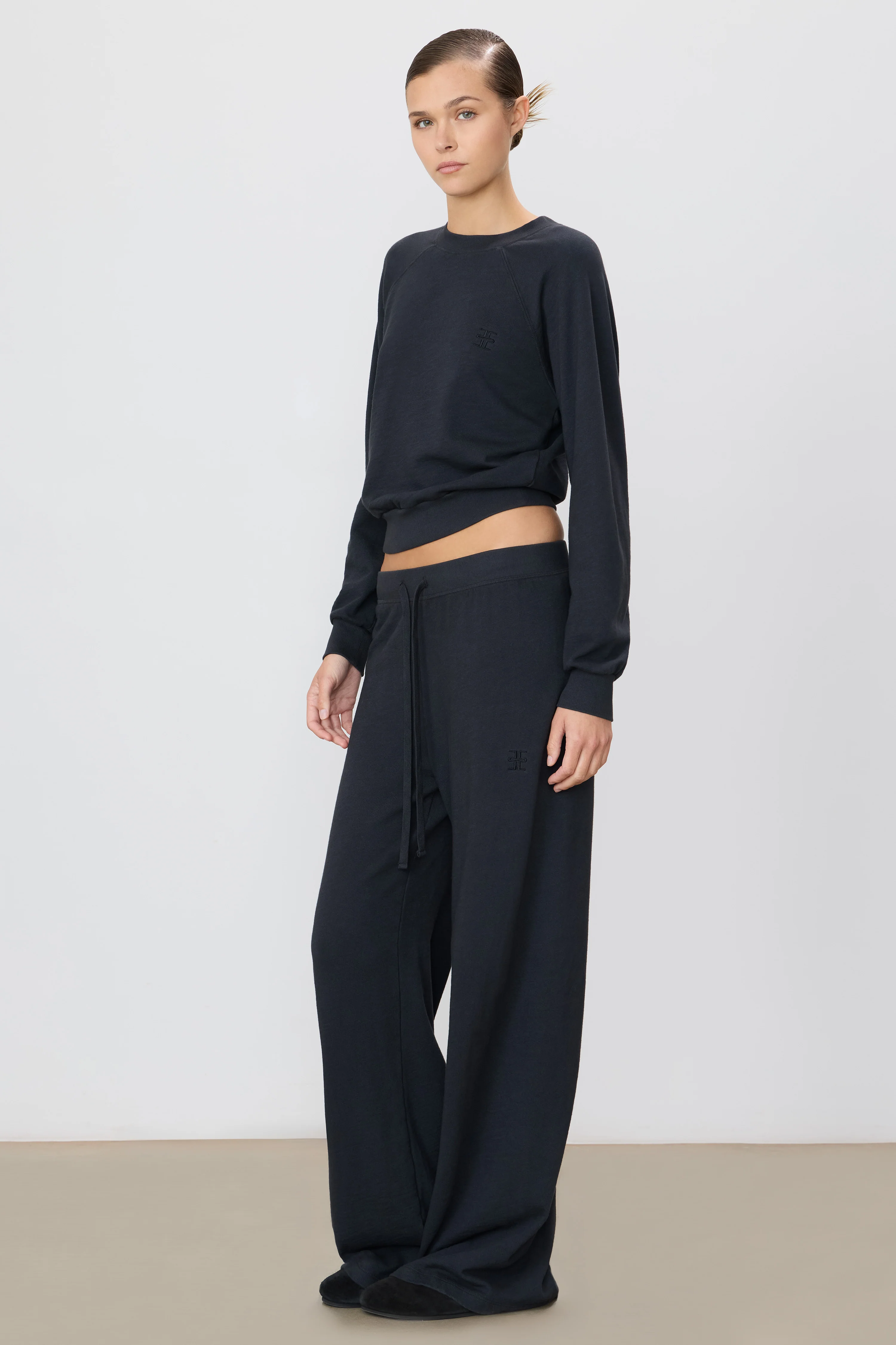 DRAWSTRING WIDE LEG SWEATPANT - Image 3