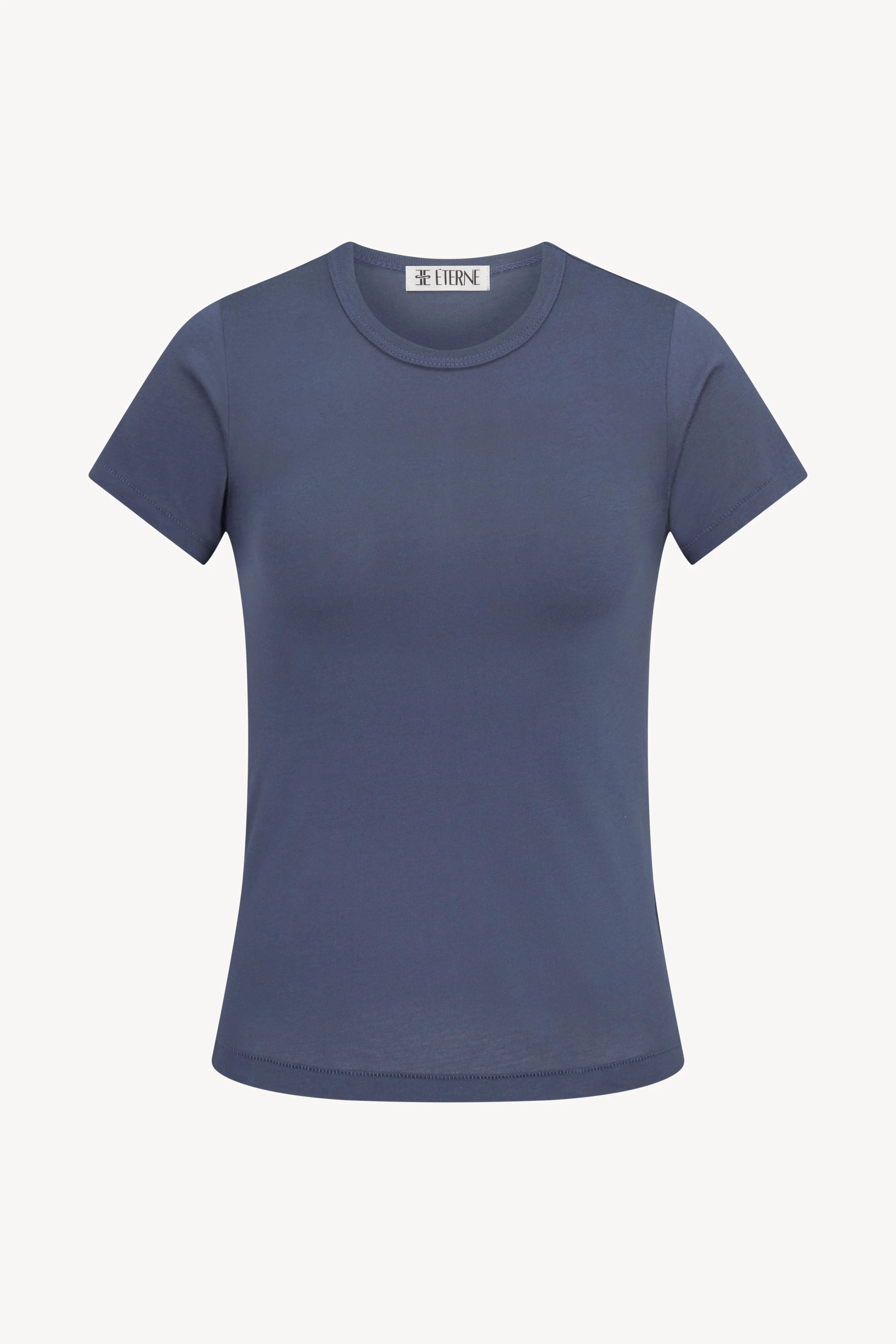 FITTED CREWNECK SHORT SLEEVE T-SHIRT