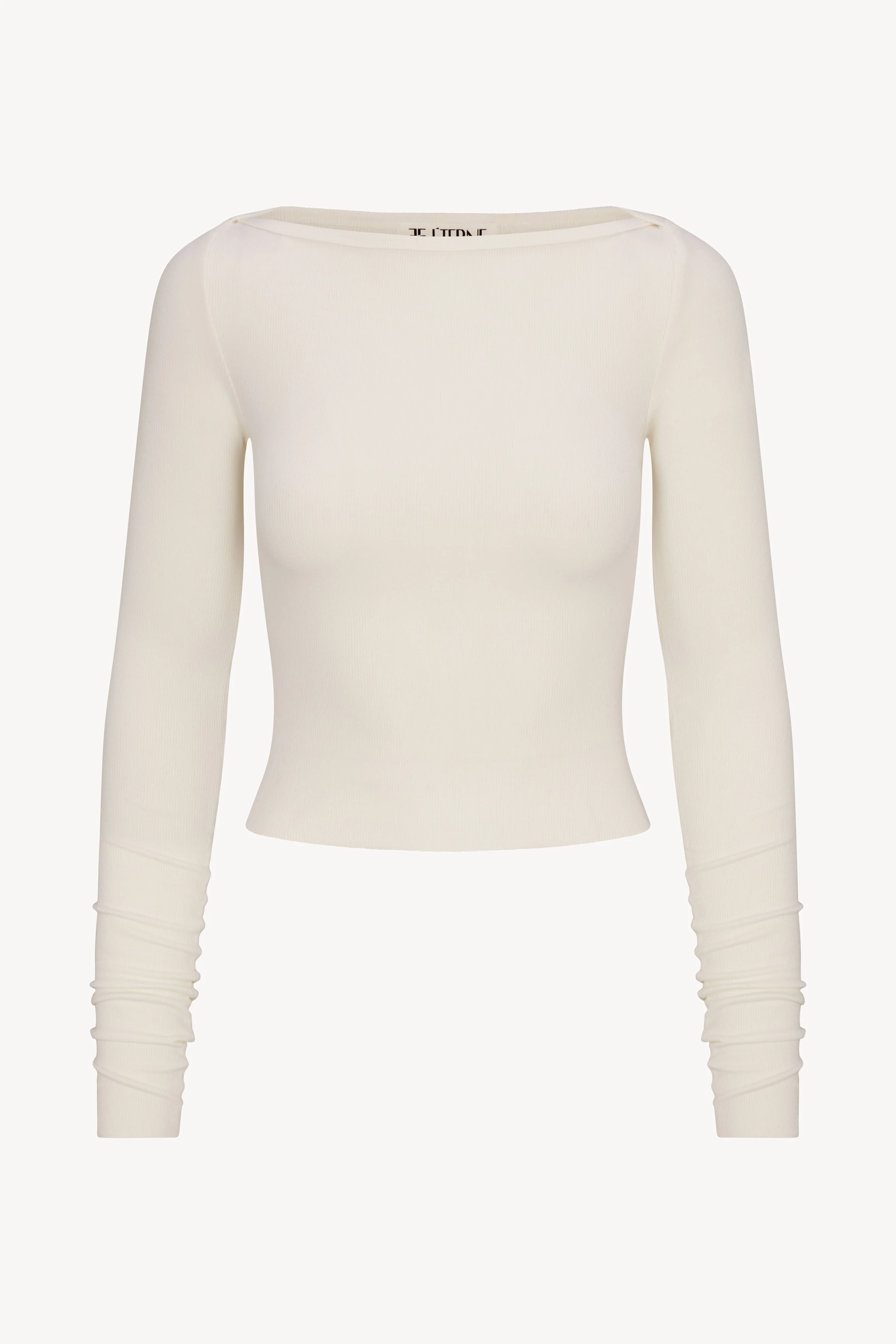 LONG SLEEVE BOATNECK TOP