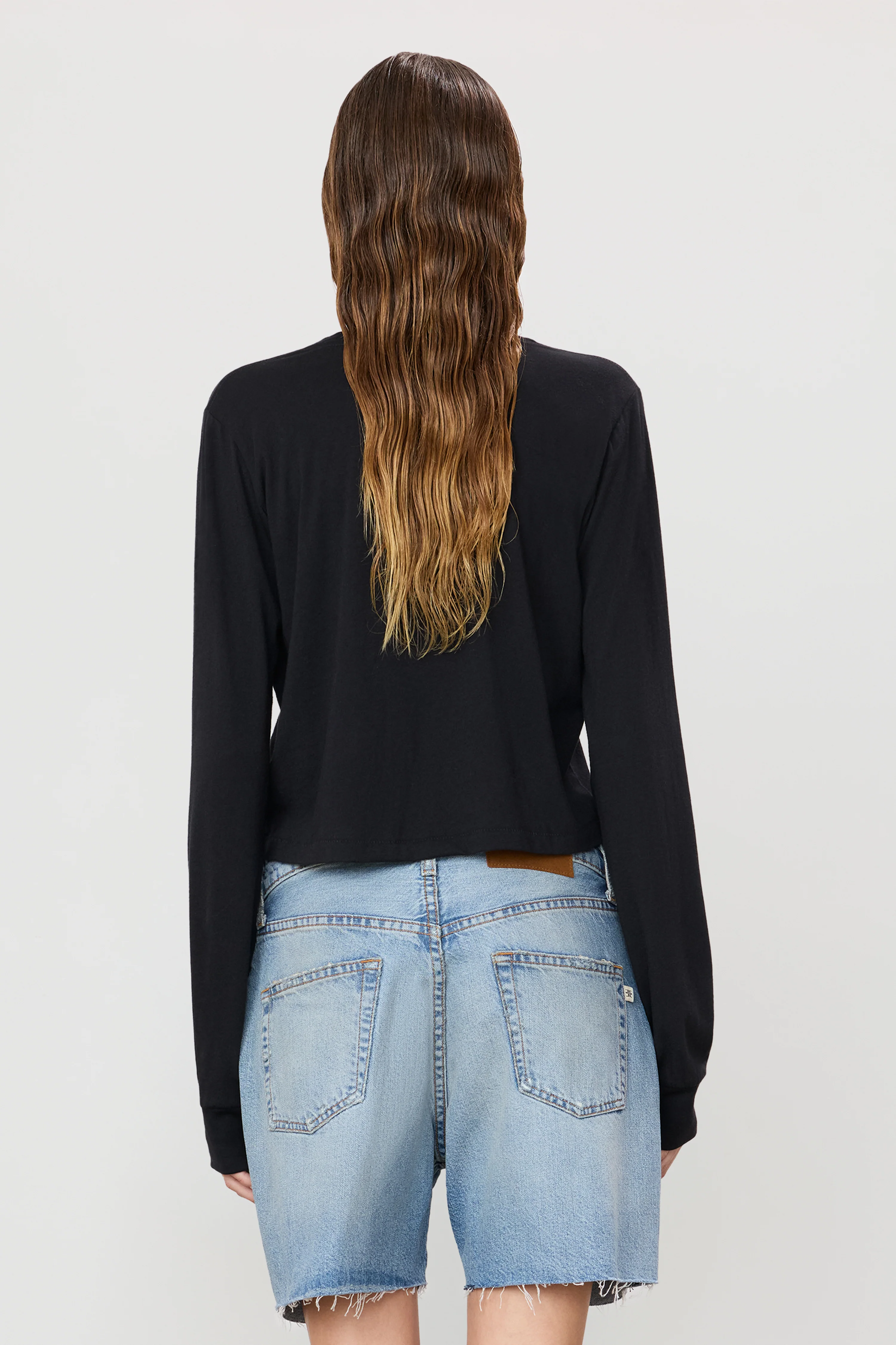 LONG SLEEVE BOXY TEE - Image 4