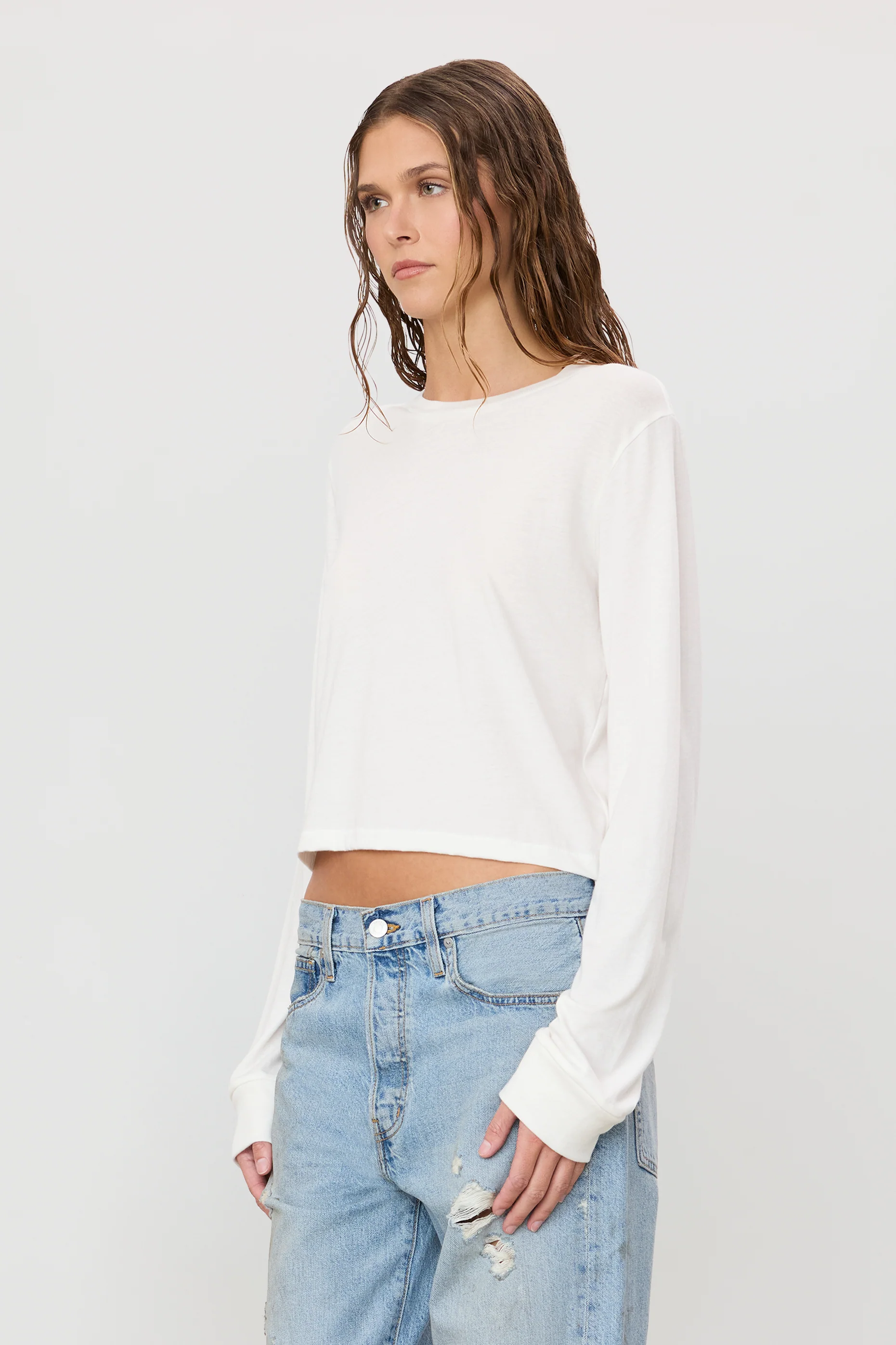 LONG SLEEVE BOXY TEE - Image 3