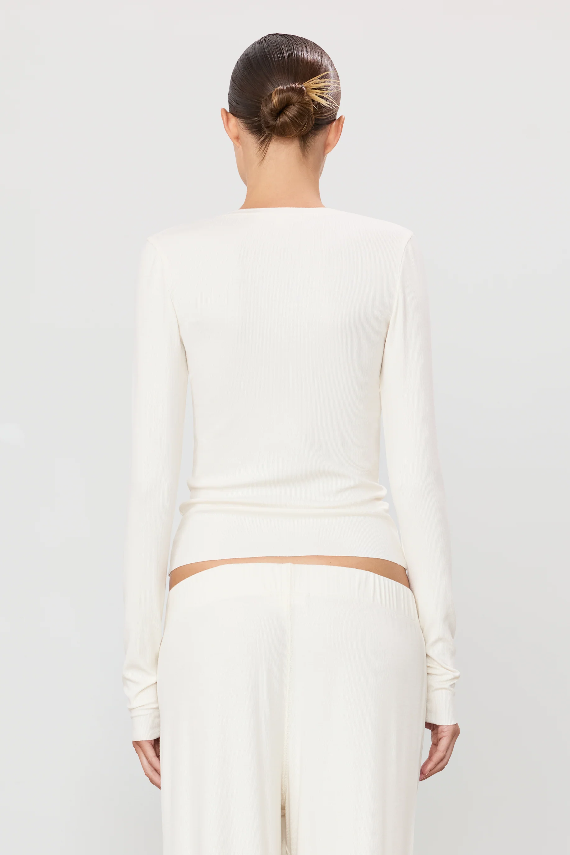 LONG SLEEVE HENLEY - Image 4