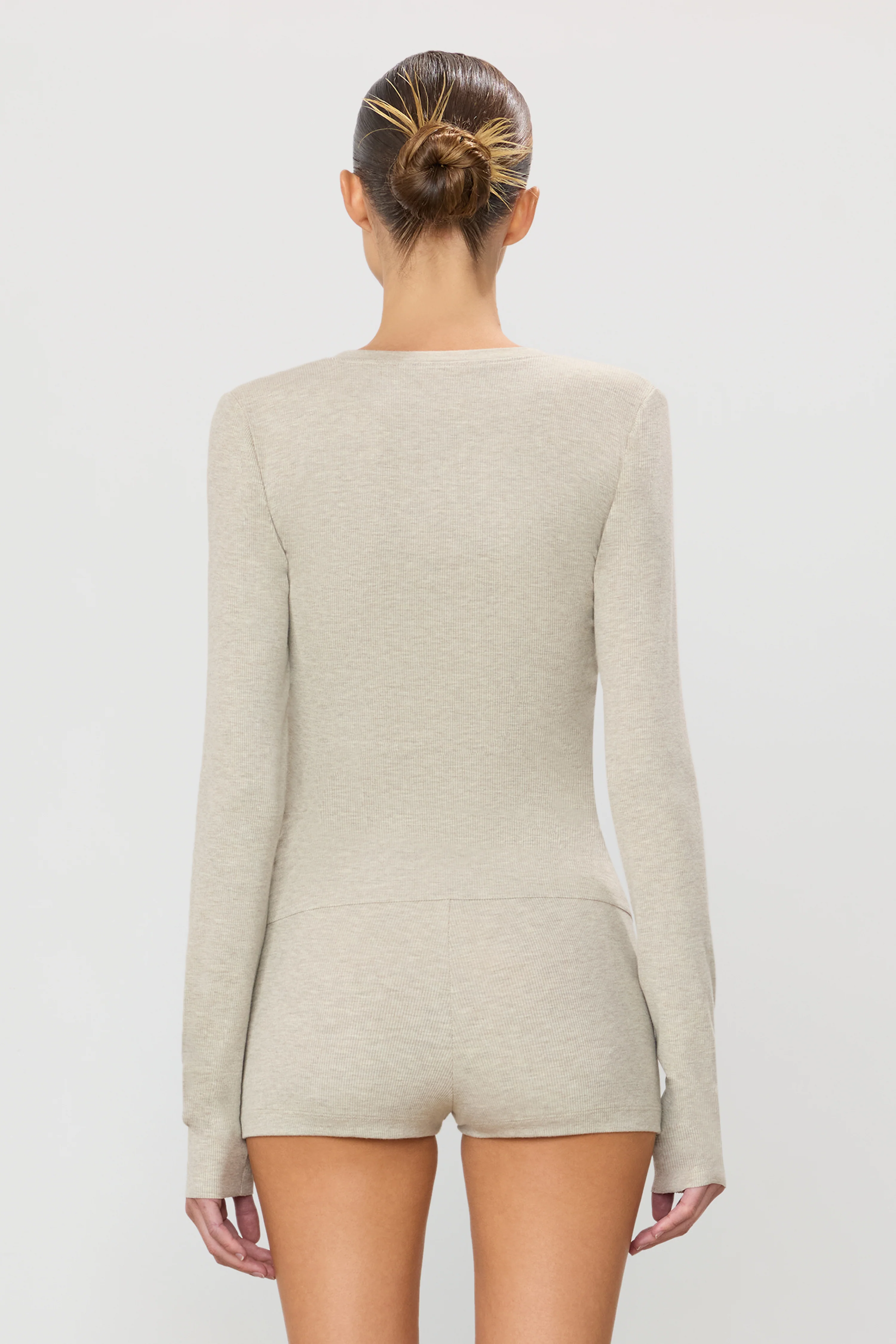 LONG SLEEVE HENLEY - Image 4