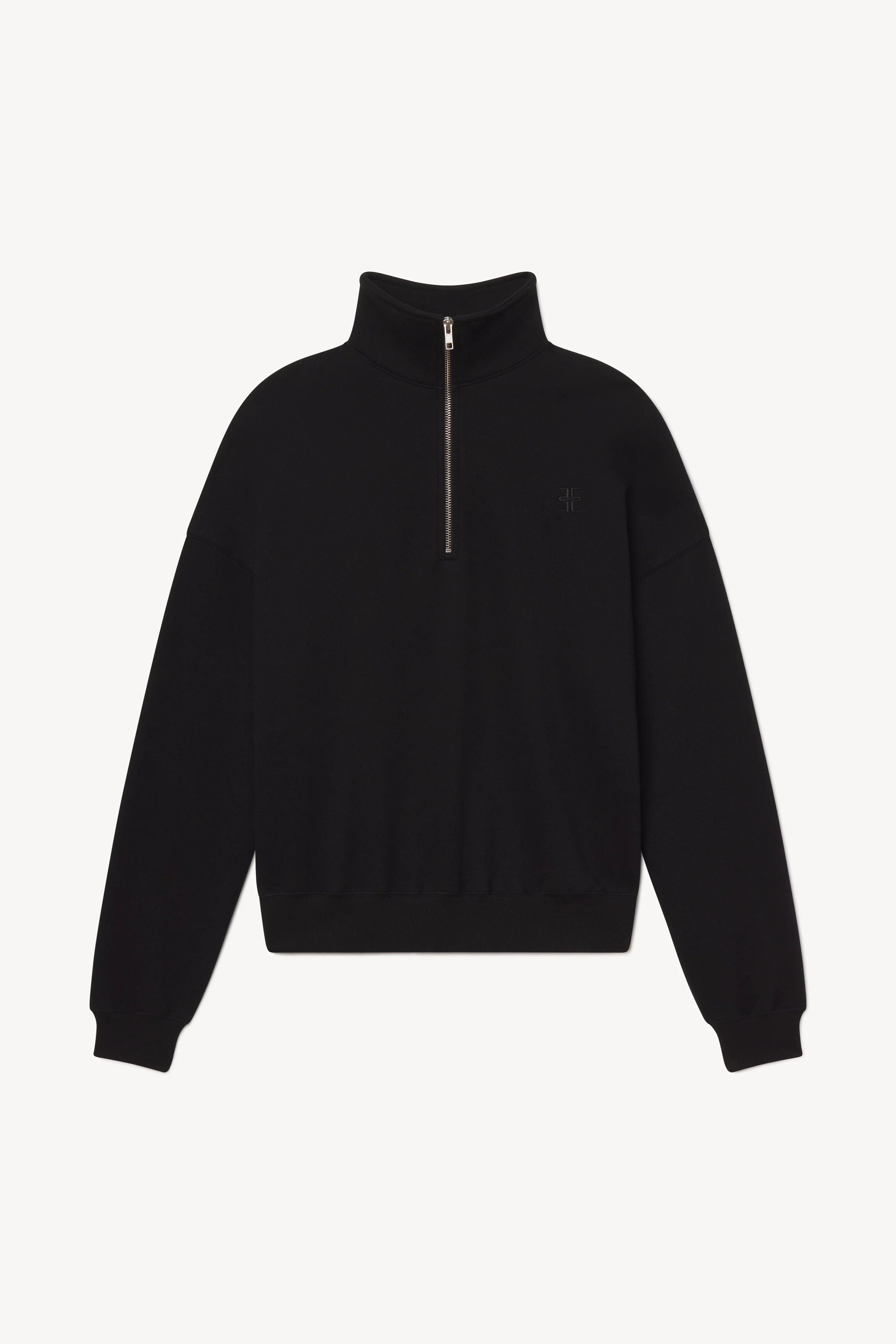 OVERSIZED HALF-ZIP SWEATSHIRT