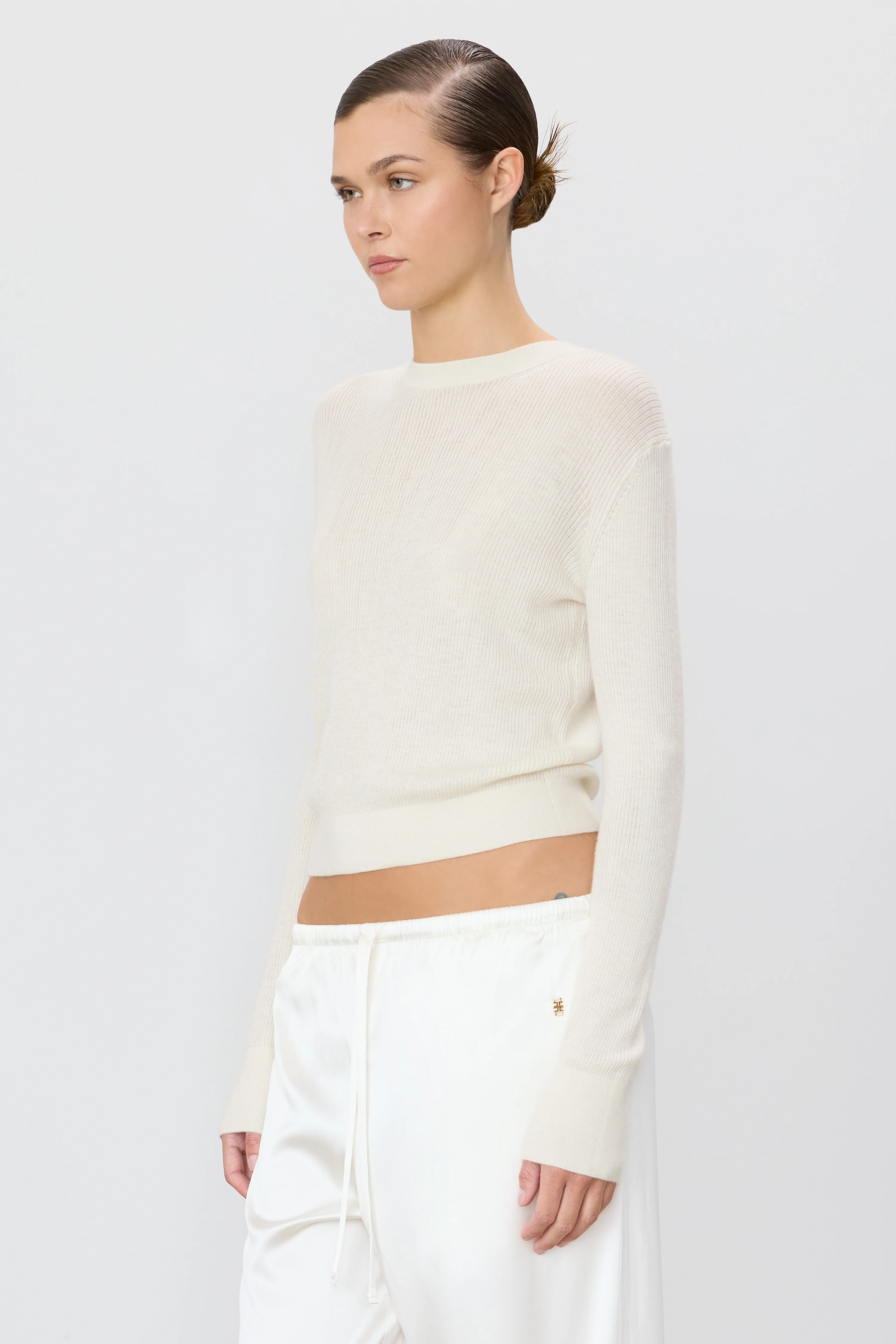 RIB STITCH CLARK SWEATER - Image 3