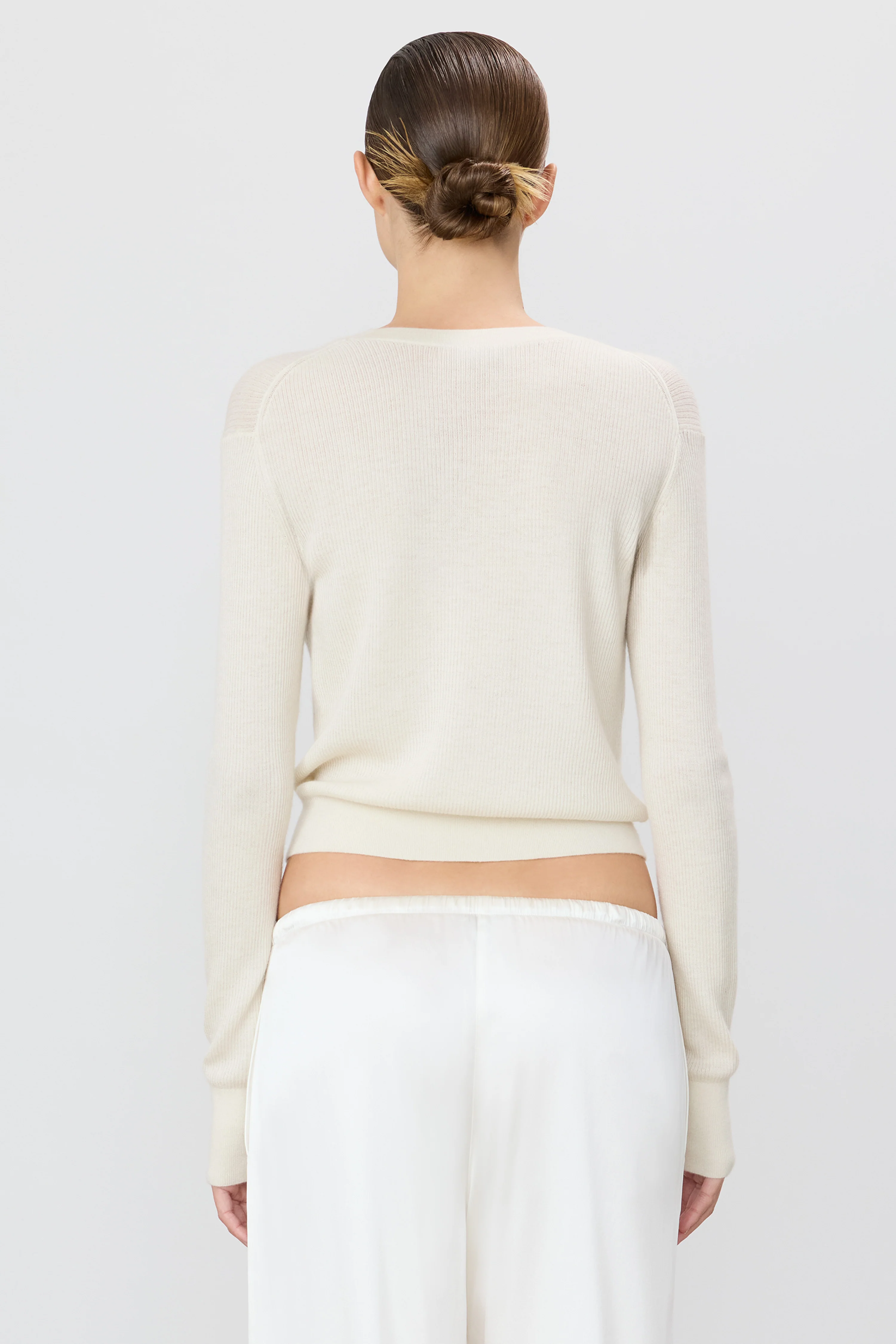 RIB STITCH CLARK SWEATER - Image 4