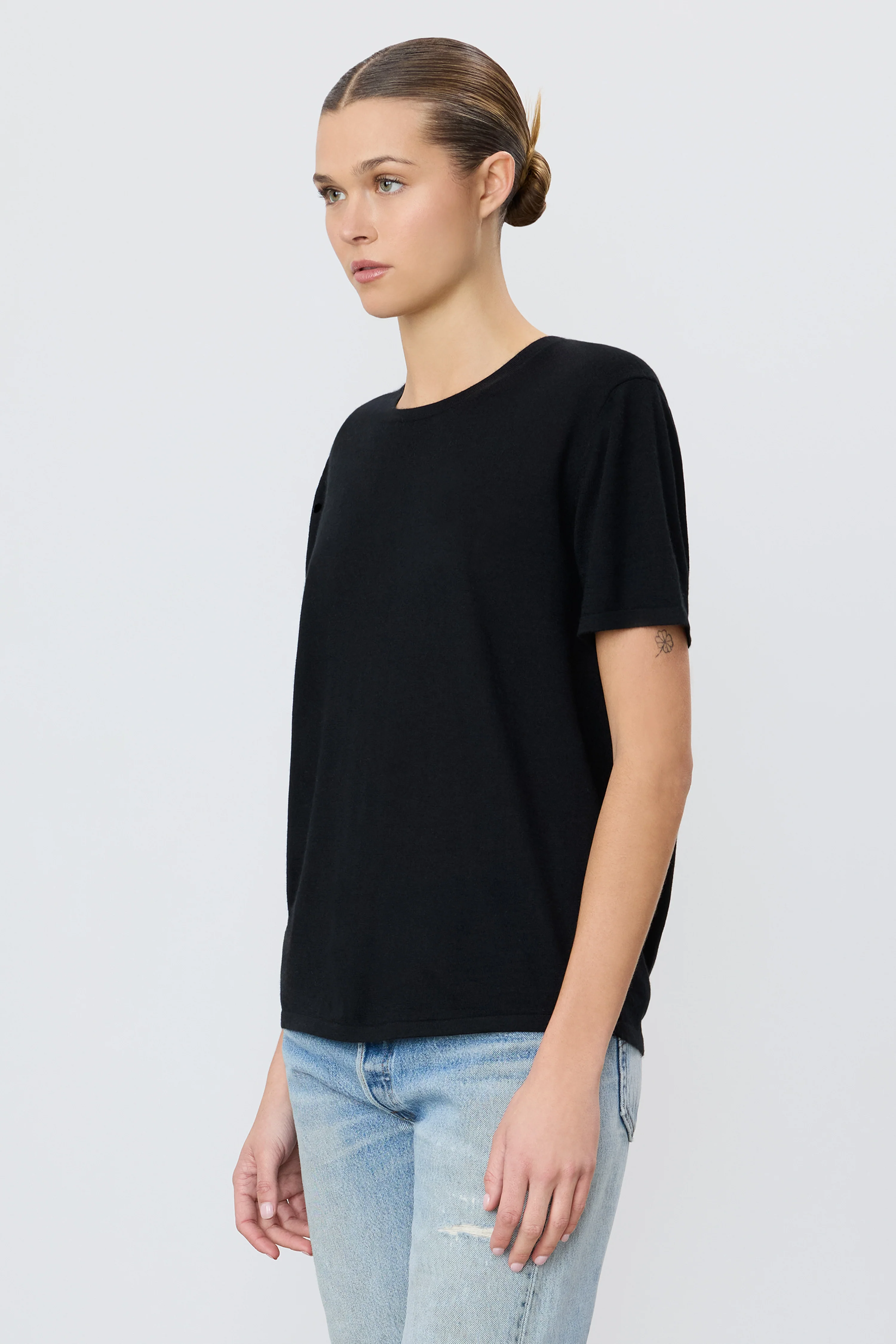 SHORT SLEEVE BOYFRIEND T-SHIRT - Image 3