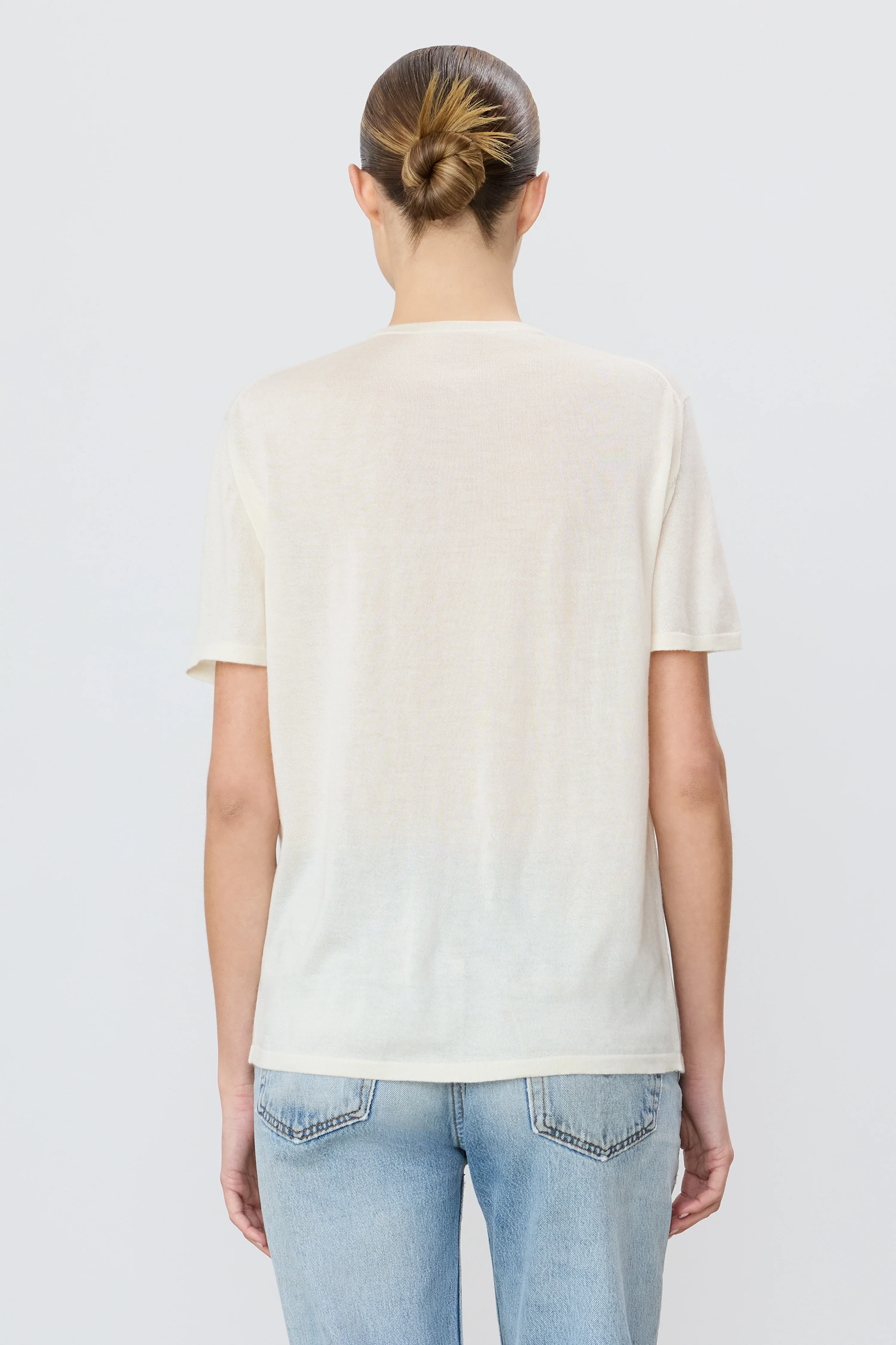 SHORT SLEEVE BOYFRIEND T-SHIRT - Image 4