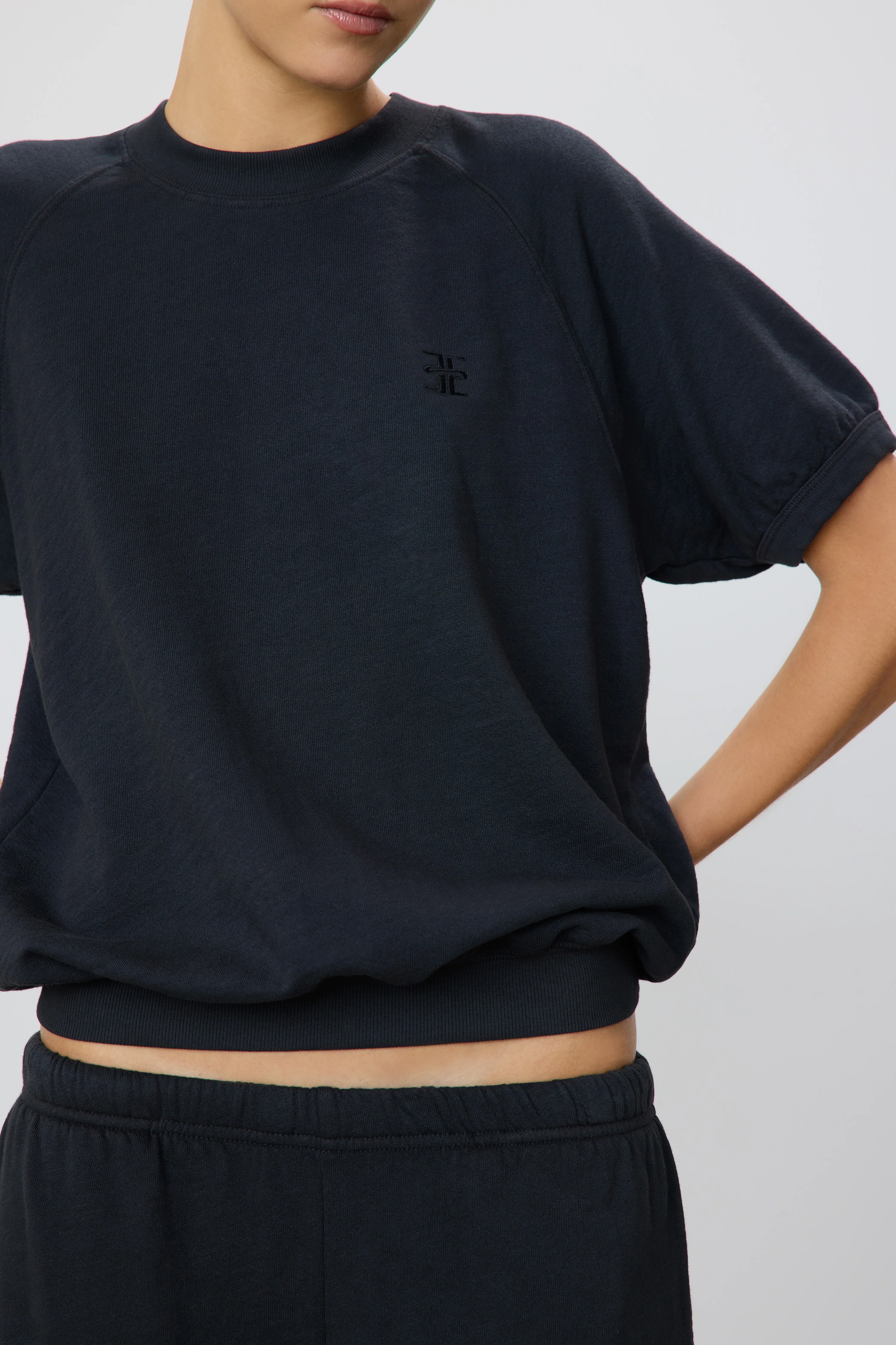 SHORT SLEEVE RAGLAN SWEATSHIRT - Image 3