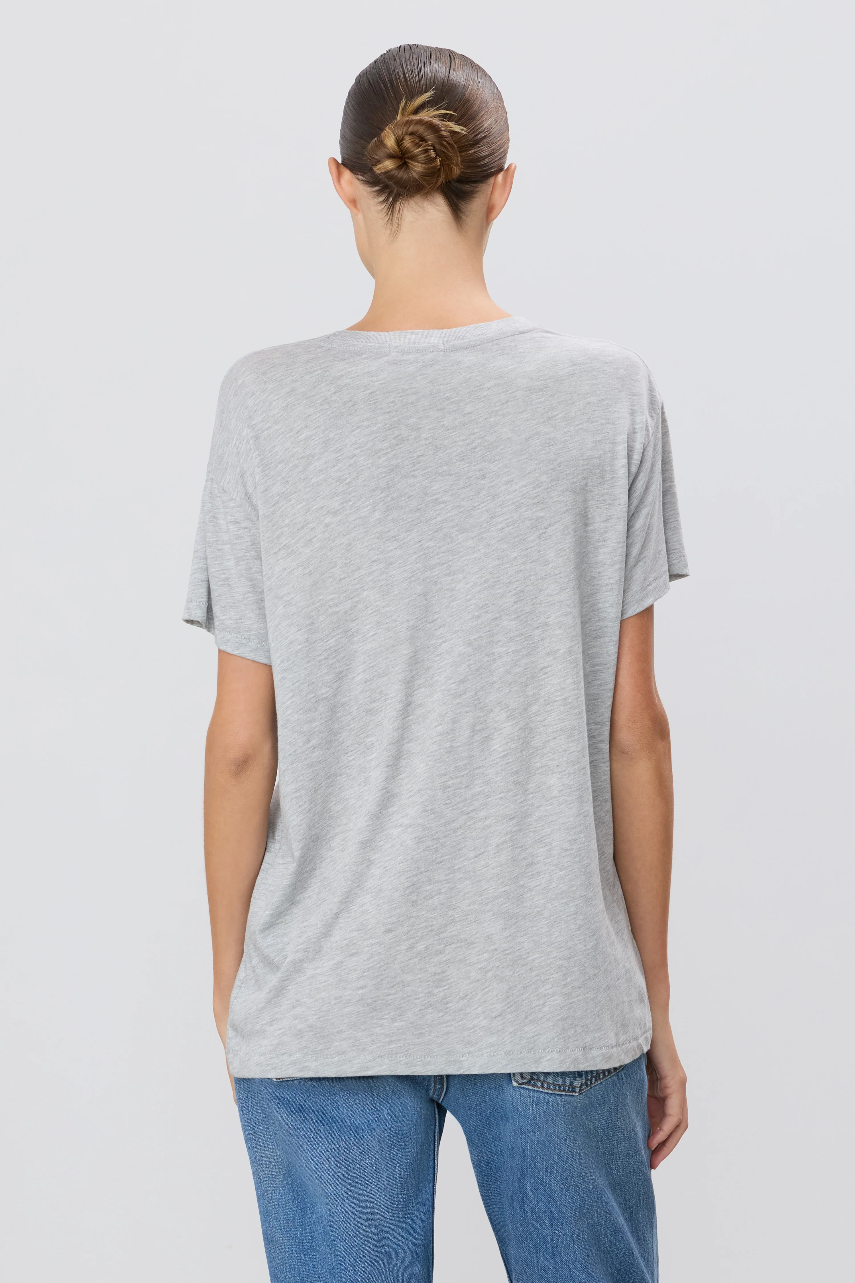 SHORT SLEEVE BOYFRIEND T-SHIRT - Image 4