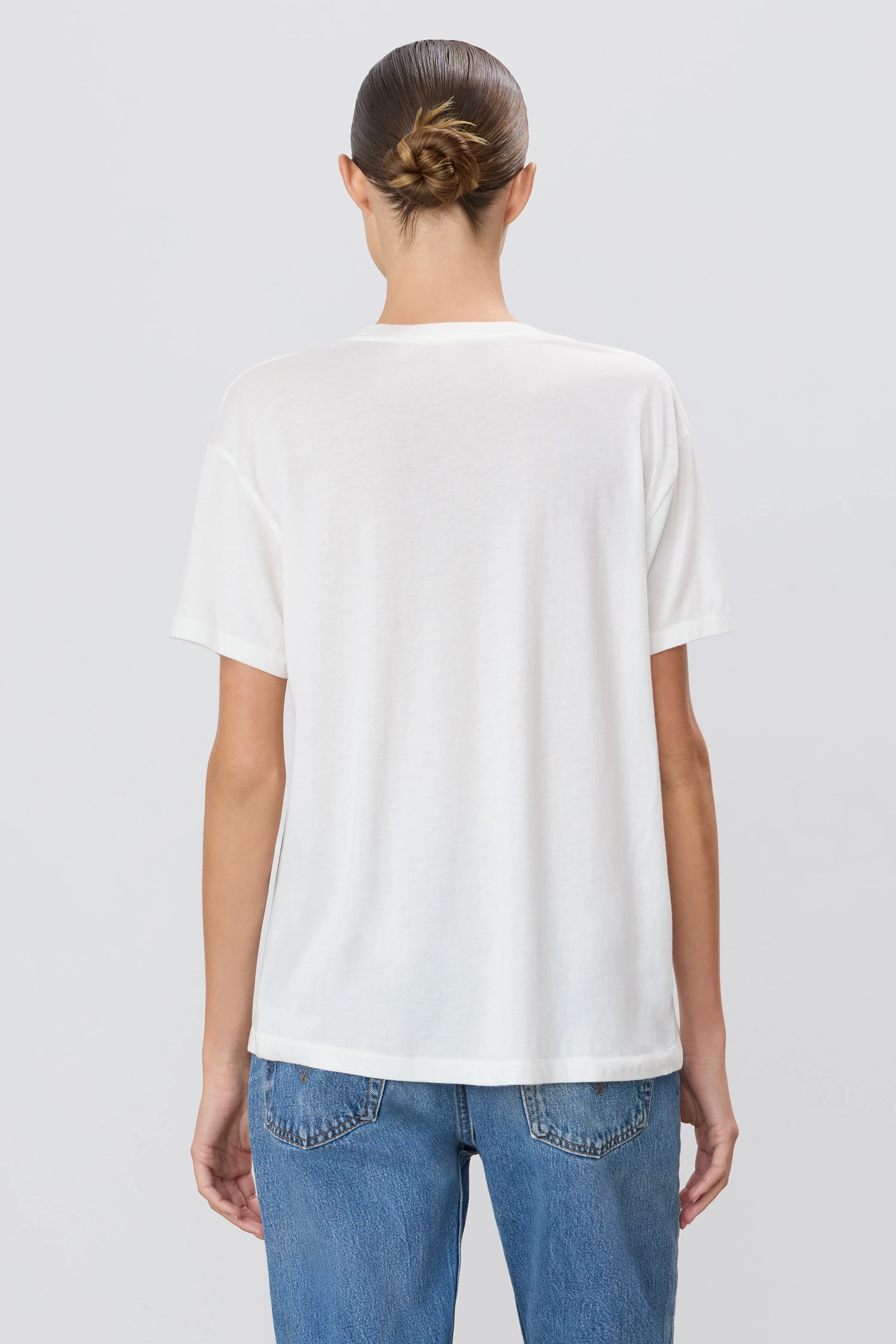 SHORT SLEEVE BOYFRIEND T-SHIRT - Image 4