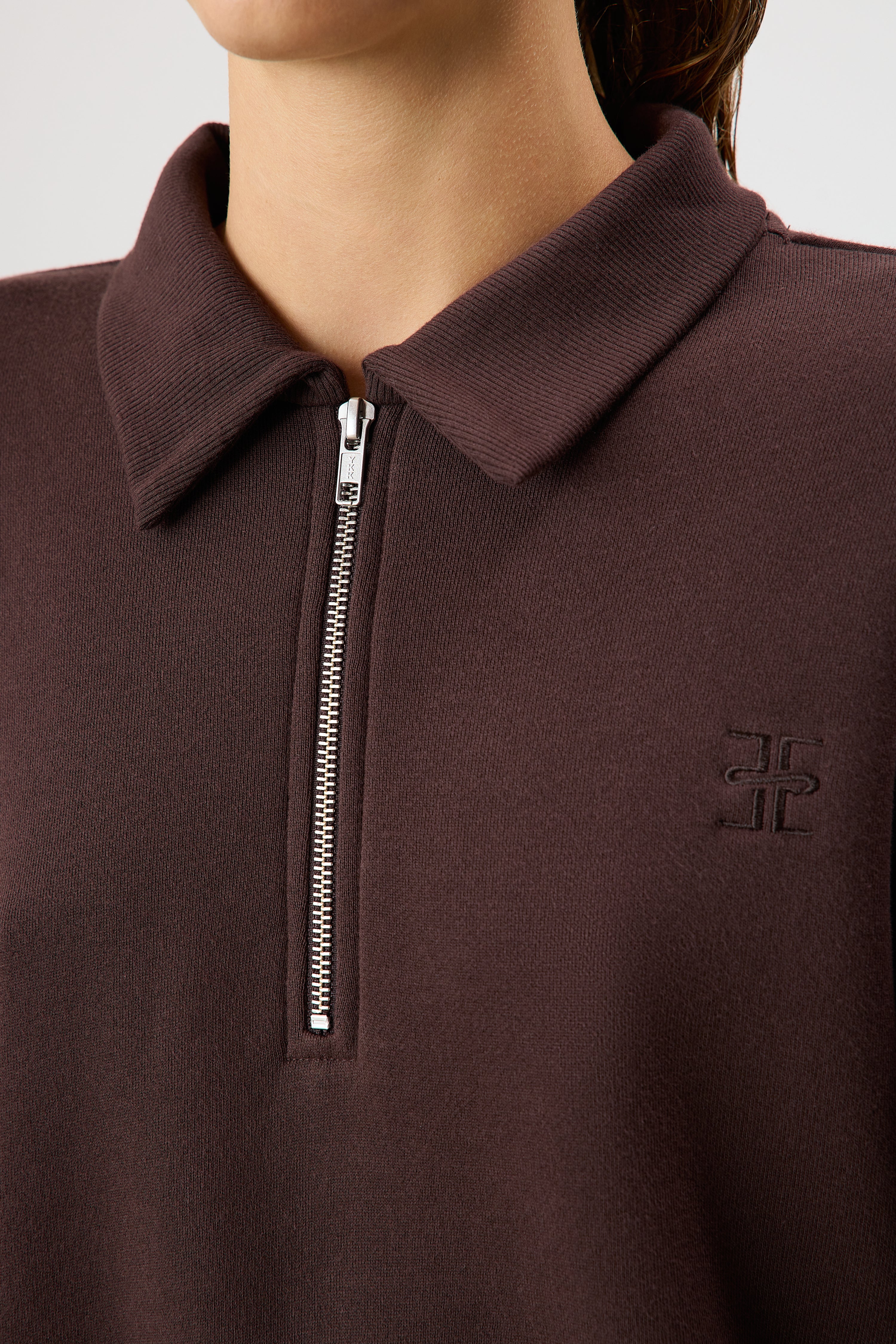 ZIP-UP POLO SWEATSHIRT - Image 5