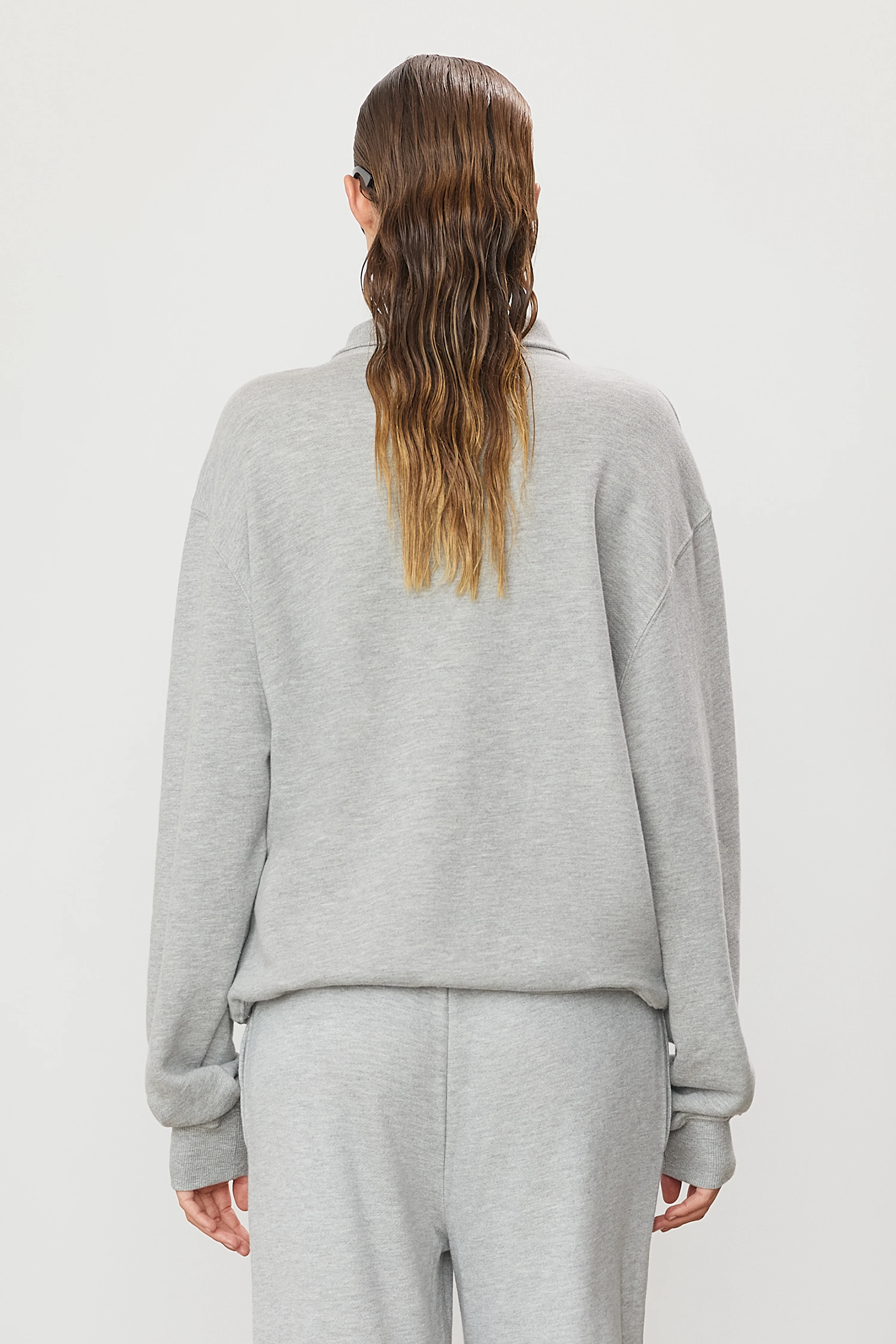ZIP-UP POLO SWEATSHIRT - Image 4